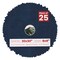 Navy Suede Mat Board for 30x30 Frames - Circle Opening for 8x8 Photos